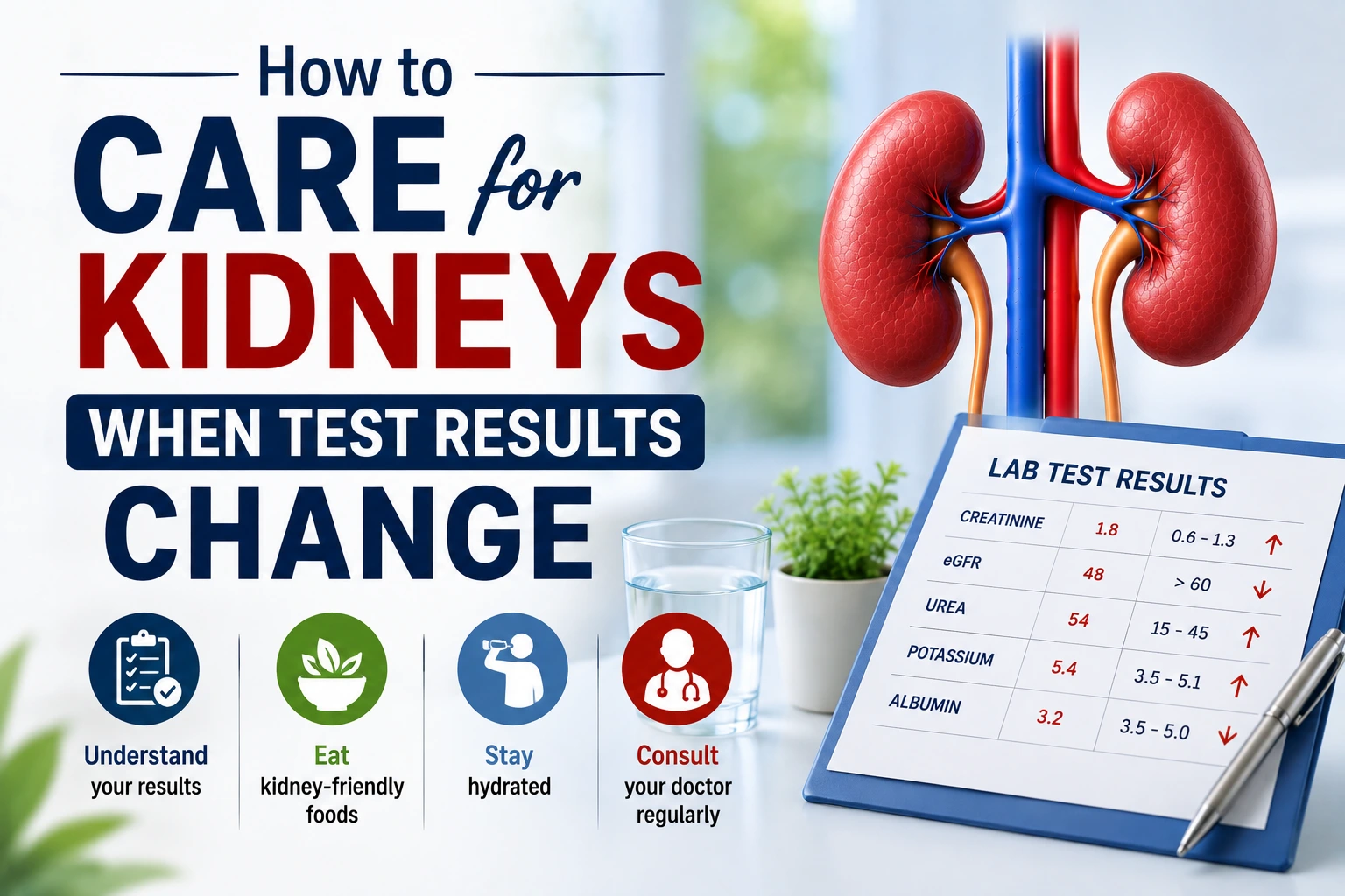 How to Care for Kidneys When Test Results Change?